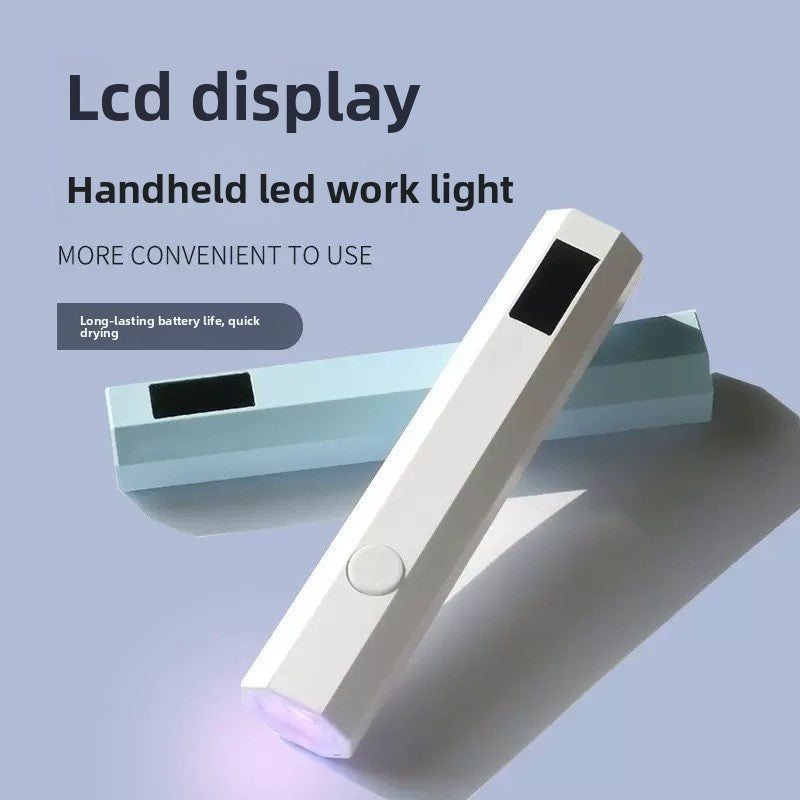 Rechargeable LCD Display Manicure Lamp
