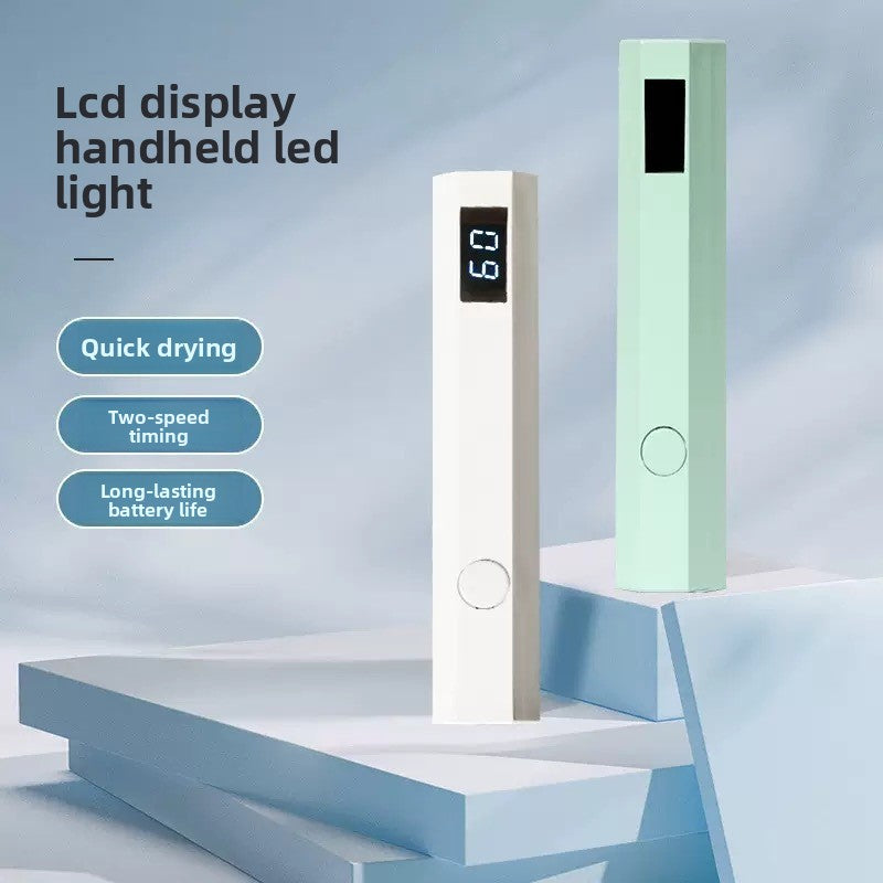 Rechargeable LCD Display Manicure Lamp