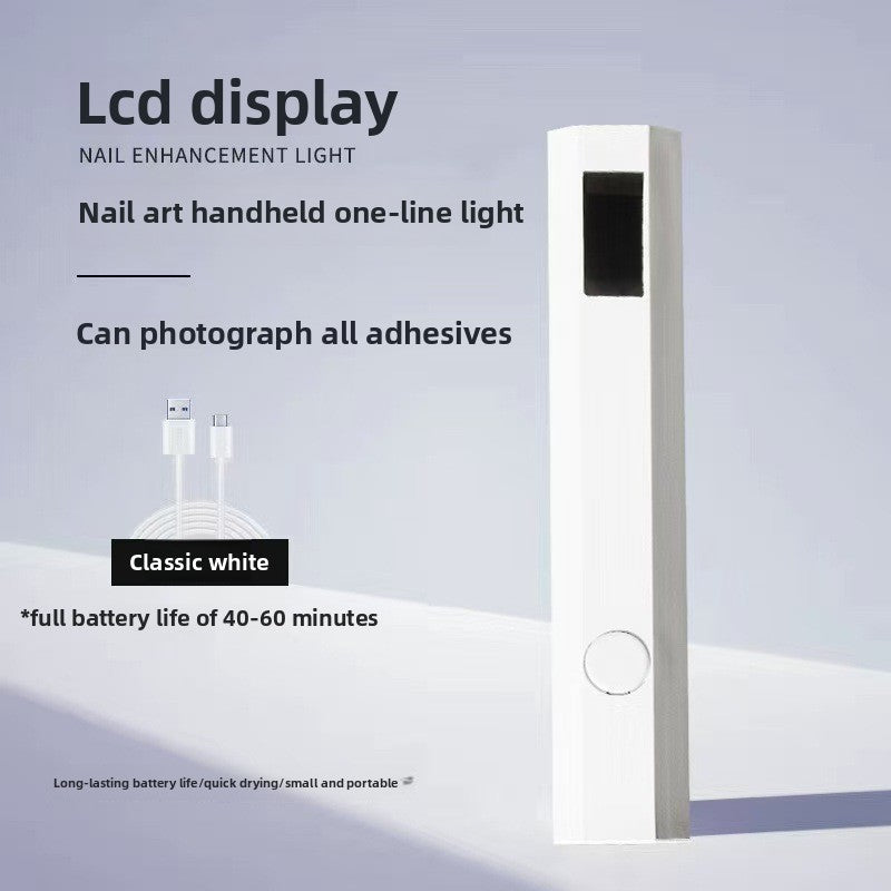 Rechargeable LCD Display Manicure Lamp