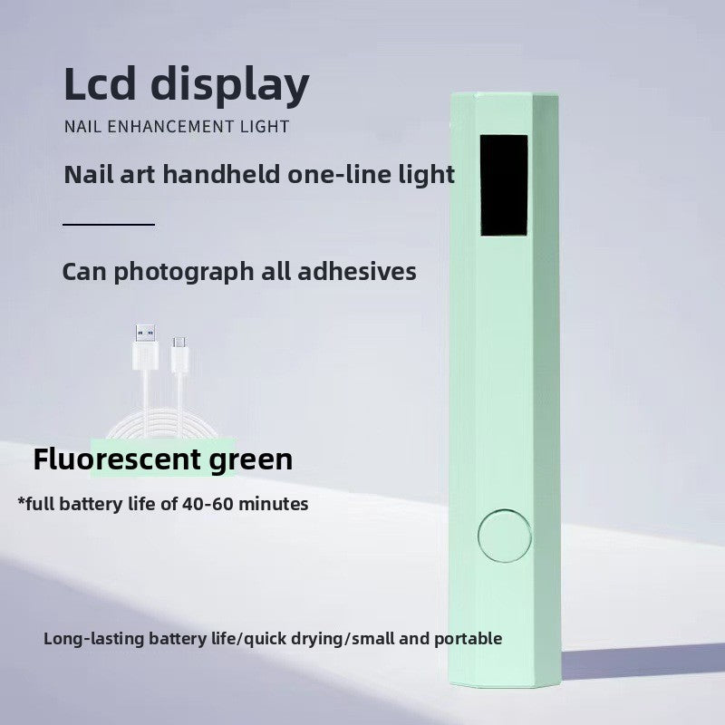 Rechargeable LCD Display Manicure Lamp