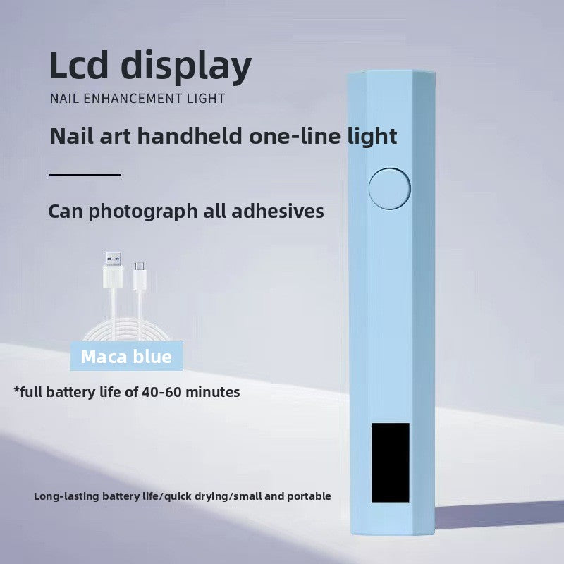 Rechargeable LCD Display Manicure Lamp