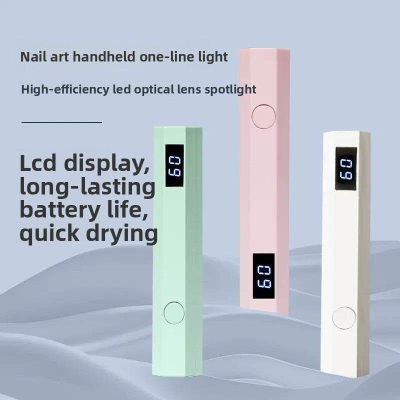 Rechargeable LCD Display Manicure Lamp