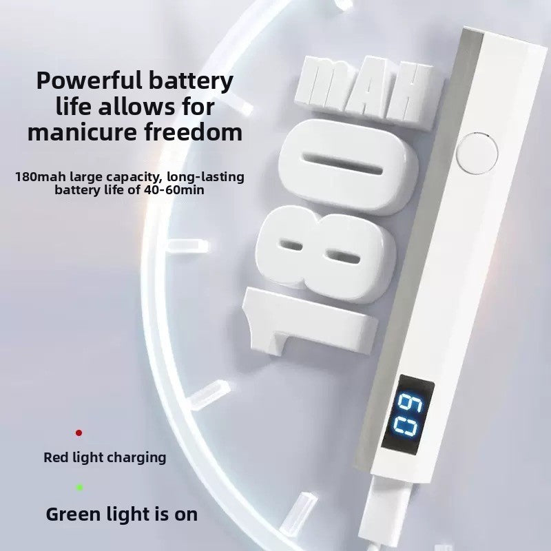 Rechargeable LCD Display Manicure Lamp