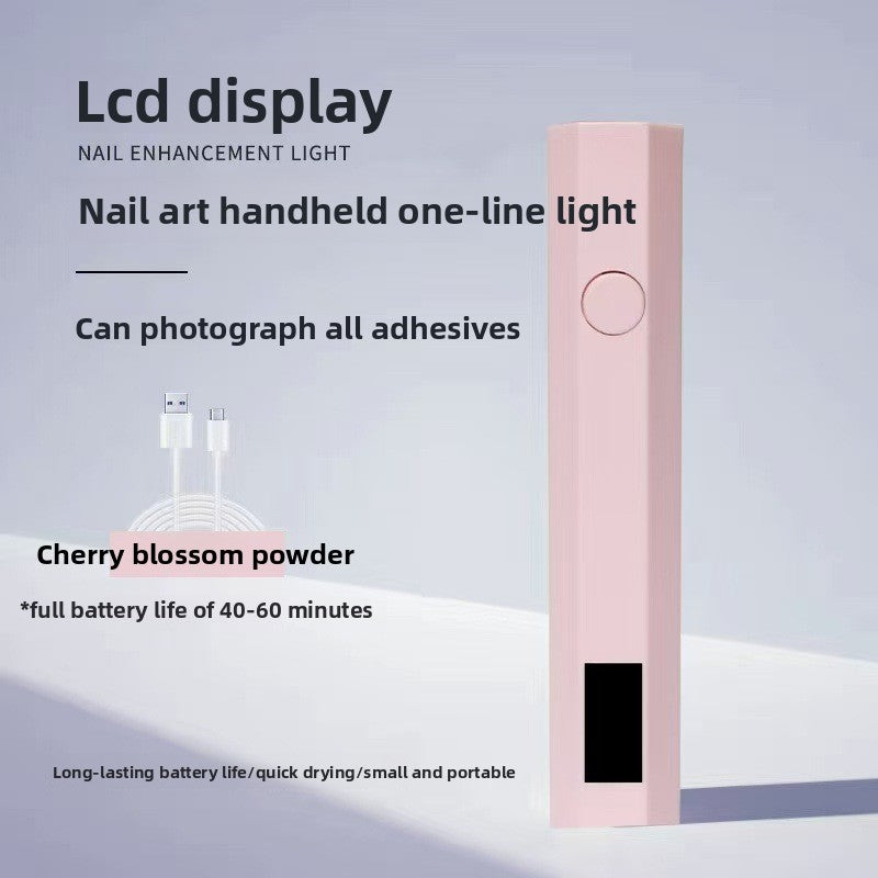 Rechargeable LCD Display Manicure Lamp